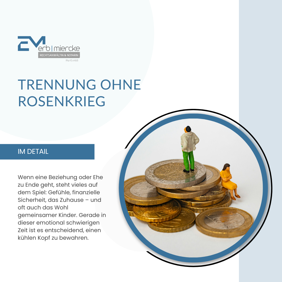 Die Trennung ohne Rosenkrieg im Familienrecht Trennungen im Familienrecht